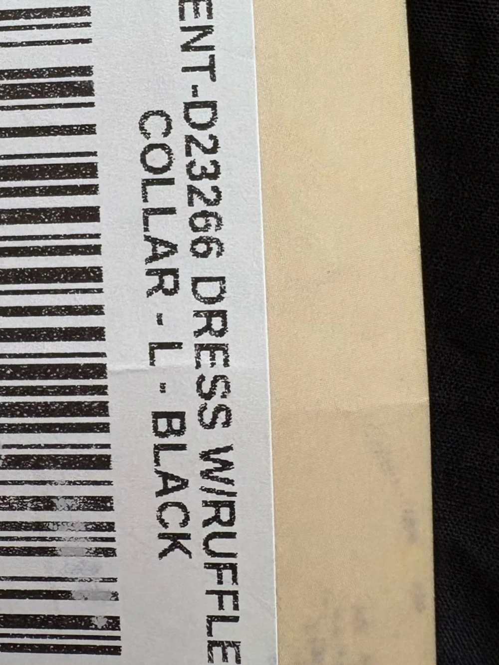 ENTRO Ric Rac Ruffle Mini Dress Black White Size Large NWT - Picture 10 of 15